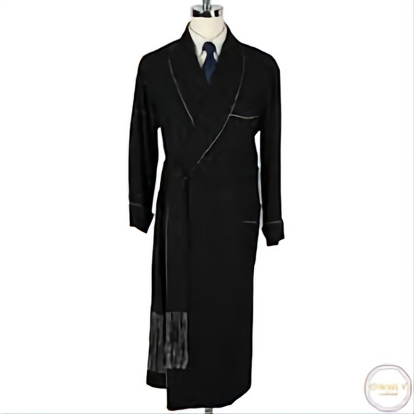 Daniel Hanson Other - Daniel Hanson Robe Silk Wool Cashmere Flannel Robe Size Large